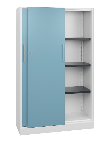 C+P Schiebetürenschrank Asisto, H1635xB1000xT435mm, 9016/0010, 142012-000 S10069
