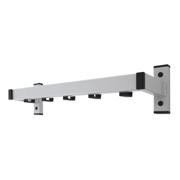 STEIN HGS Wandgarderobe Safe, 5 Haken, grau, Stahl, 83939.0003