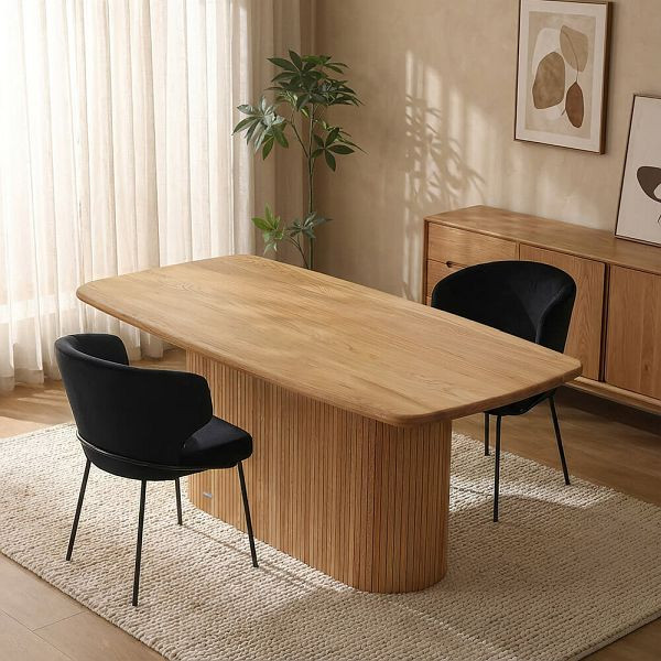 HOME DELUXE Esstisch Eiche geölt RABOS Natur - 160 x 90 cm, 74693