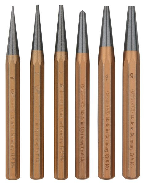 KS Tools Durchtreibersatz, 6-teilig in Plastiktasche, 162.2126