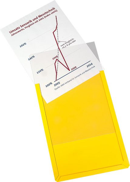 Eichner Magnet-Sichttasche DIN A4, B 217 x H 305 x T 3 mm, VE: 10 Stück, 9218-01819-03