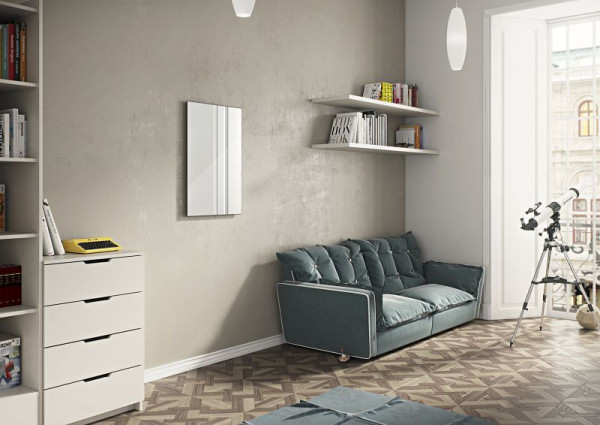 Ximax Infrarotheizung Glaspaneel 600 mm x 1200 mm 800 Watt Spiegel, 41028