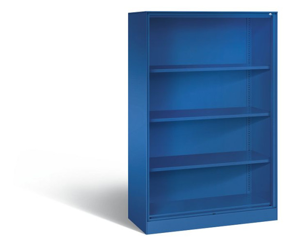 C+P Büroregal Asisto, H1635xB1000xT435mm, Farbe: Enzianblau, 4 OH, 140012-000 S10038