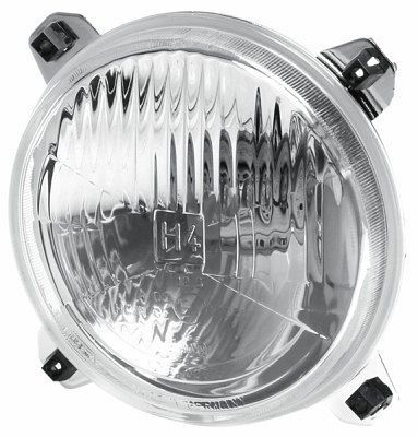 HELLA Halogen-Hauptscheinwerfer, 12V, rund, Einbau, E1 14578/E1 24542/ECE, rechts/links, 1A3 005 649-007
