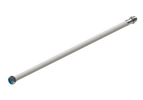 BROEN-LAB Schlauch für Körperdusche, Länge 700 mm, Zugang Überwurfmutter G1" gerade mit Flachdichtung, 306276
