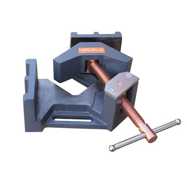 BOKA AC-100 Metallwinkelspanner 90 Grad Spannwinkel 0 bis 100 mm Temperguss, 576302