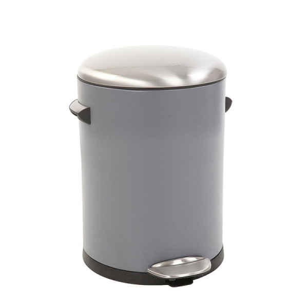 STEIN HGS Belle Deluxe Treteimer, grau, sandcoated, 5 Liter, 83979.0017