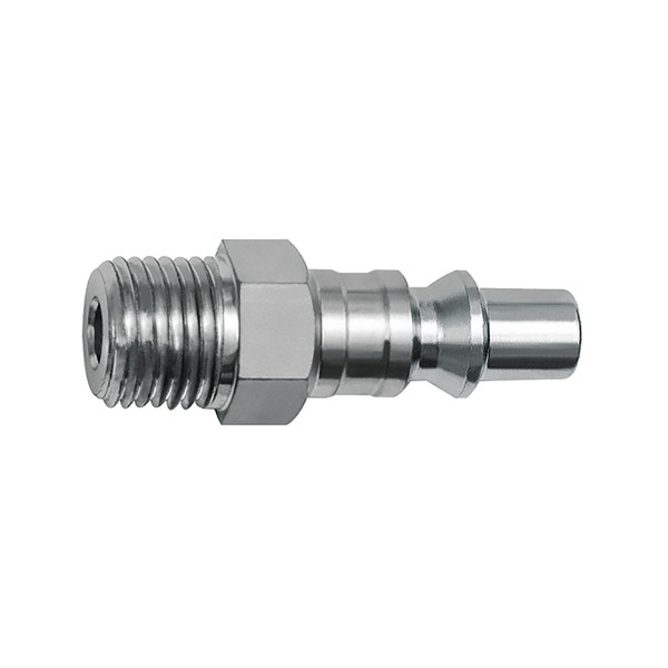 Riegler Nippel für Kupplungen NW 5,5, ARO 210, Stahl, G 1/8 AG, 141612
