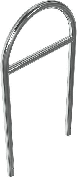 Schake Edelstahlbügel Ø 48 mm zum Einbetonieren, Rundbügel mit Querholm, Gesamtbreite 650 mm, 449_66