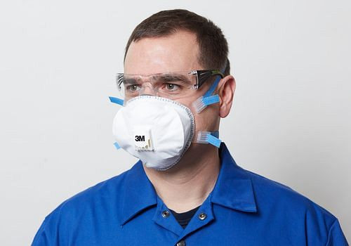 3M Atemschutzmaske Premium 8825+, Schutzstufe FFP2D, VE: 5 Stück, 149214