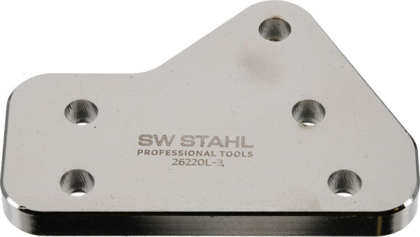 SW-Stahl Halteplatte mit Schrauben, 26220L-3, 4033592149754