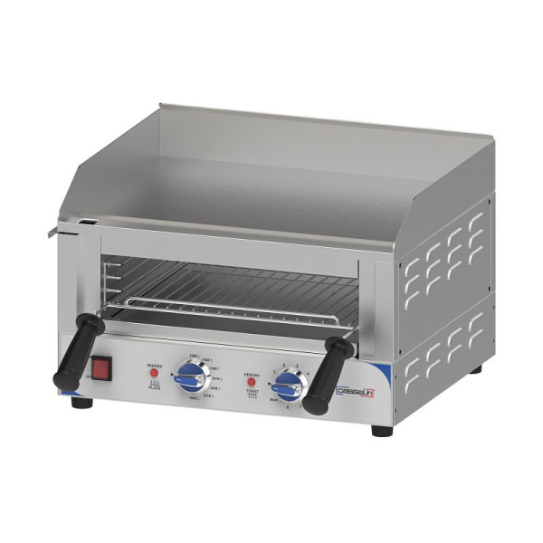 Casselin Griddleplatte-Toaster 520, Konstruktion aus rostfreiem Stahl, CPAST520