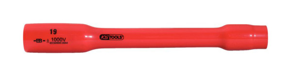 KS Tools 1/2" Stecknuss mit Schutzisolierung, XL, 13mm, 255mm, 117.1381