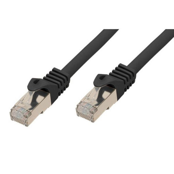 shiverpeaks BASIC-S, RJ45 Patchkabel S/FTP, PIMF, Rohkabel CAT 7 Halogenfrei, schwarz, 50,0m, BS75550-S