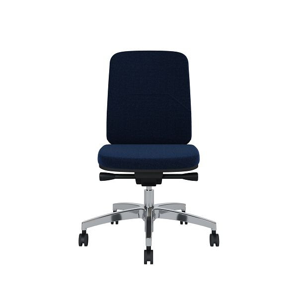 Bisley Bürodrehstuhl Bali, Gepolsterte Rückenlehne Aluminiumfußkreuz, TN9618 lava blue, BALIAGTN9618