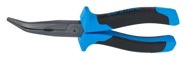 SW-Stahl Spitzzange, gebogen, 200 mm, titan, 40746L, 4033592139830