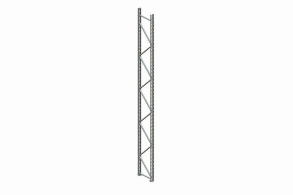 Meta Ständer 120/20 6000x800 mm, verzinkt, für Palettenregal MULTIPAL, 20095093