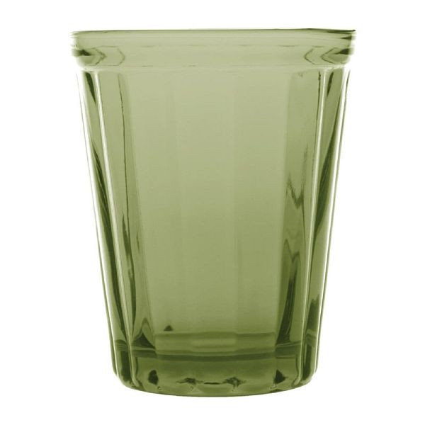 Olympia Cabot getafelte Glas Tumbler grün 26cl (6 Stück), CR829