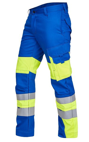 ROFA Bundhose teils 2-lagig 2430, Größe 52, Farbe 481-kornblau-leuchtgelb, 2652430-481-52