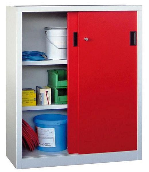 Pavoy Schiebetürenschrank 1200/400/1000, Böden gepulvert, 30301-100-401-611515