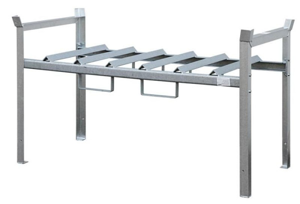 Cemo Lagerebene für 3x60 l Fässer, Maße: 141 x 66 x 84 cm, 8329, 4052886119730