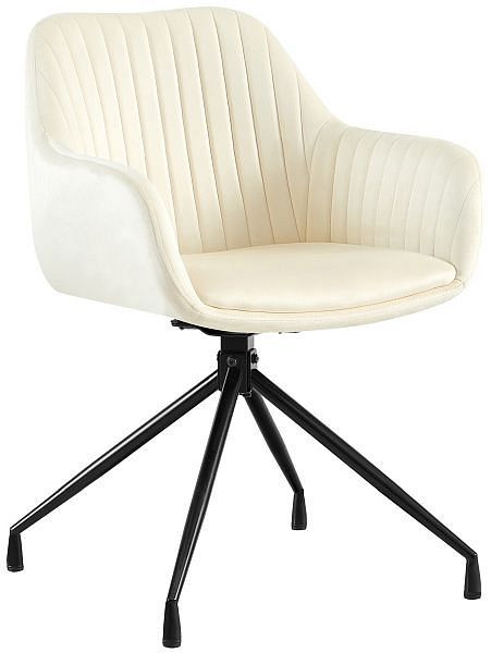 CLP Esszimmerstuhl Welby Samt, creme, 324947, 4255716334628