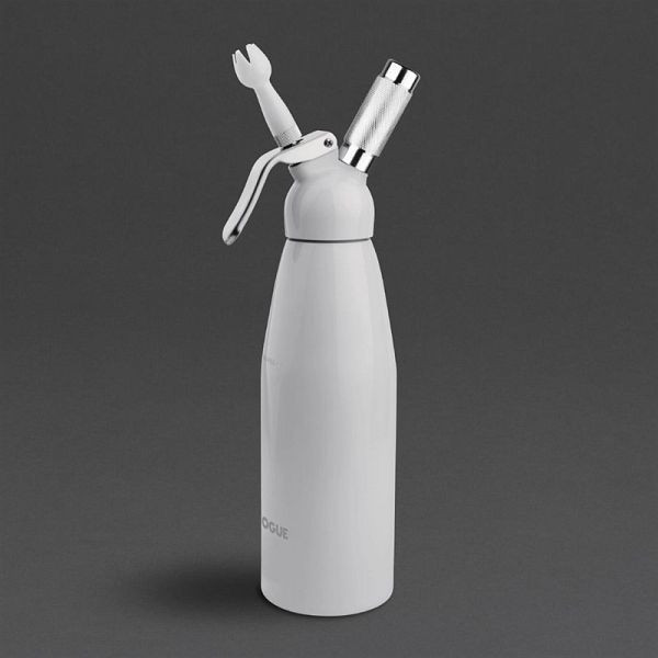Vogue Sahnespender 1L, 3 Garniertüllen, Flasche und Kopf aus Metall, GG485