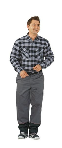 Planam Weld Shield Bundhose, grau/schwarz, Größe 50, 5520050