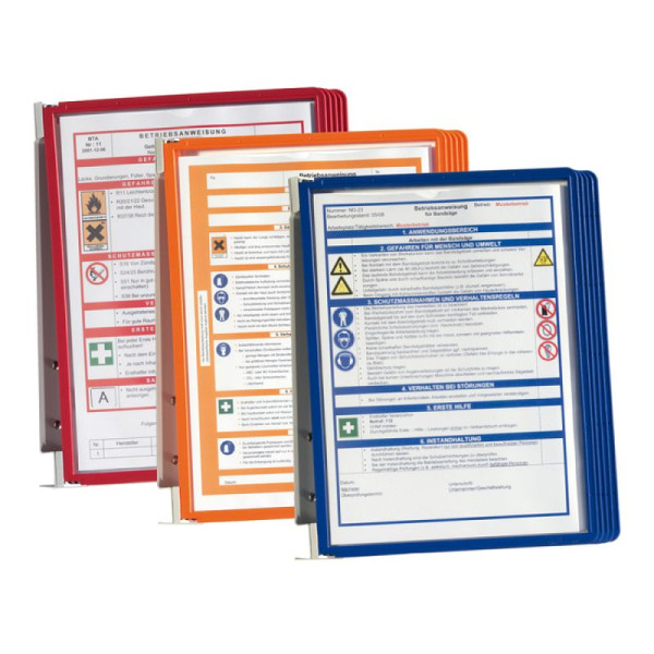 Stein HGS Durable Sichttafelsystem Wandhalter -VARIO Wall 5-, orange, di5551-09