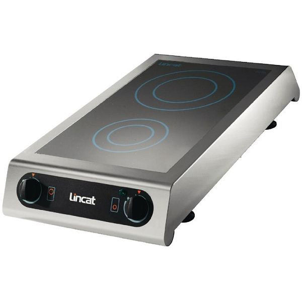 Lincat Induktionskochplatte IH21, Leistung: 3 kW, 2 Kochzonen, DK977
