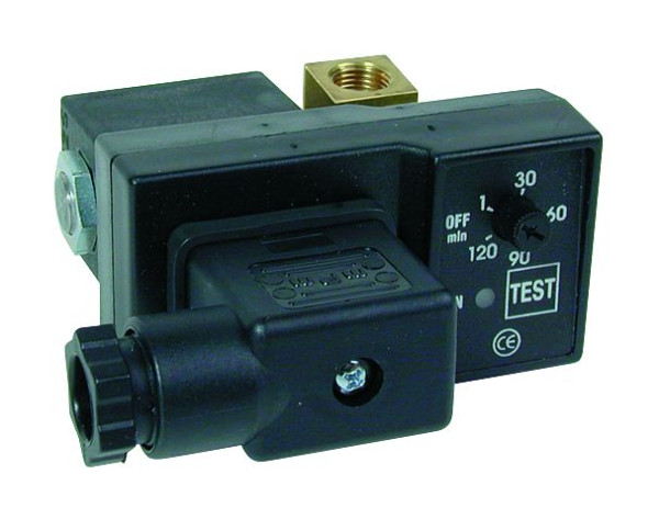 Prevost Zeitgeschalteter Miniablass für Filterbehälter, Öffnungsdauer= 2 sek, Versorgungsspannung= 220 V - 50/60Hz, TEMP MN220V