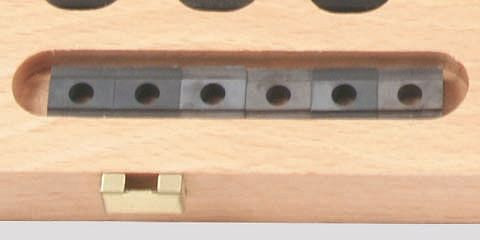ELMAG Wendeplatte zu DM-Satz 'Camlock', ab 16x16mm passend, quadratisch 'unbeschichtet', 88222