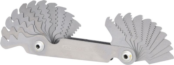 KS Tools Gewindelehre, Zollmaße, 22-teilig, 301.0090, 4042146244326