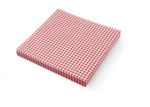 Hendi Fettdichtes Einschlagpapier Karomuster, VE: 500 Stück, 306 mm, 678176
