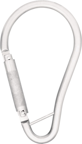 Kratos Stahlhaken mit Automatikverschluss Vierteldrehung, große Öffnung mit 55 mm Öffnungsweite, FA5021655