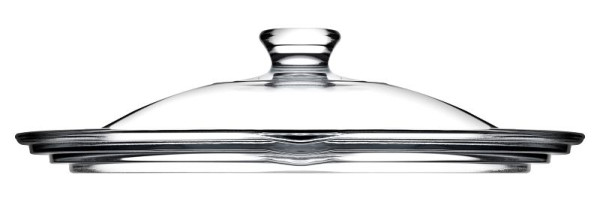 Pasabahce Glasdeckel, universell für für Töpfe, Pfannen, Schalen Ø 180, 200, 220 mm, GL6502220