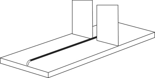 Kerkmann Trennsteg Progress 2000, B 1000 x T 600 mm, verzinkt, 50593885