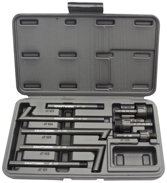 Kraftwerk Öl-Einfüllgerät 7.5 l mit 8 Adaptern, Länge: 255 mm, 30653