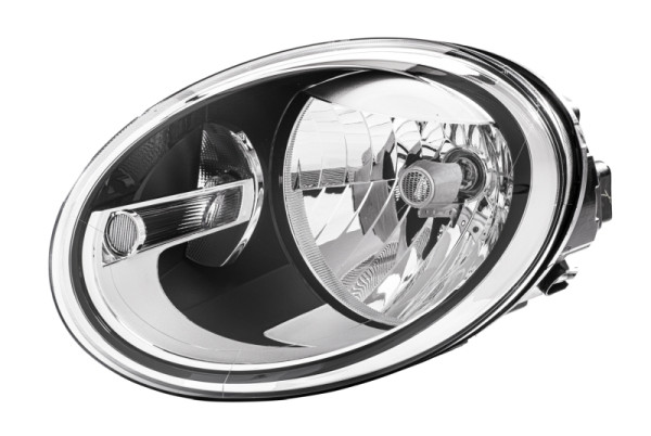 HELLA Halogen/FF-Hauptscheinwerfer - für u.a. VW Beetle (5C1, 5C2) - ECE/CCC - für Rechtsverkehr - links, 1E9 010 793-011