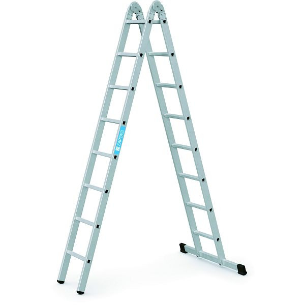 ZARGES Combimaster X - LM-Mehrzweckleiter 2 x 8 Sprossen, 41943