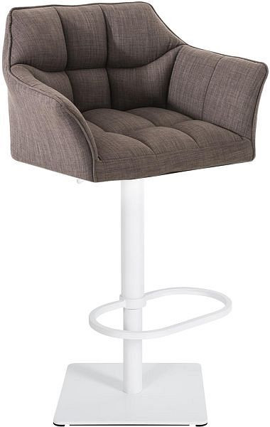 CLP Barhocker Damaso W Stoff, grau, 101677508, 4251152687458