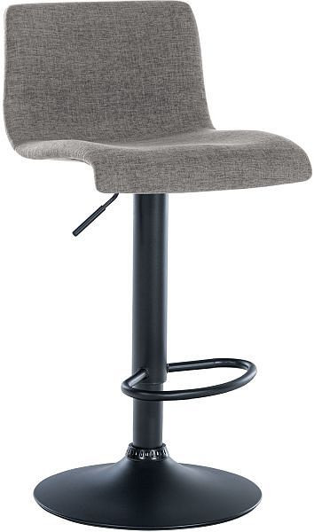 CLP Barhocker Branford Stoff, hellgrau, 322231, 4251756490881
