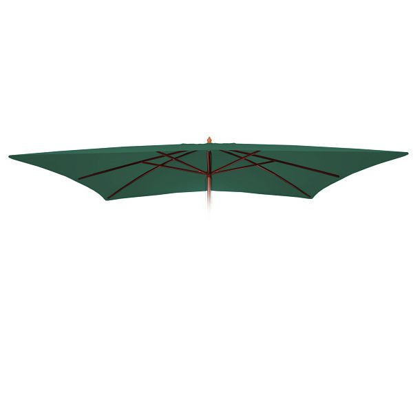 Mendler Ersatz-Bezug für Sonnenschirm Florida, Sonnenschirmbezug Ersatzbezug, 3x4m Polyester, grün, 97753