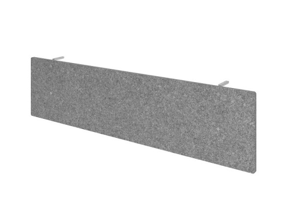 Hammerbacher Sichtblende, Schallschutz für 200er Tisch, grau, VSIA20/5