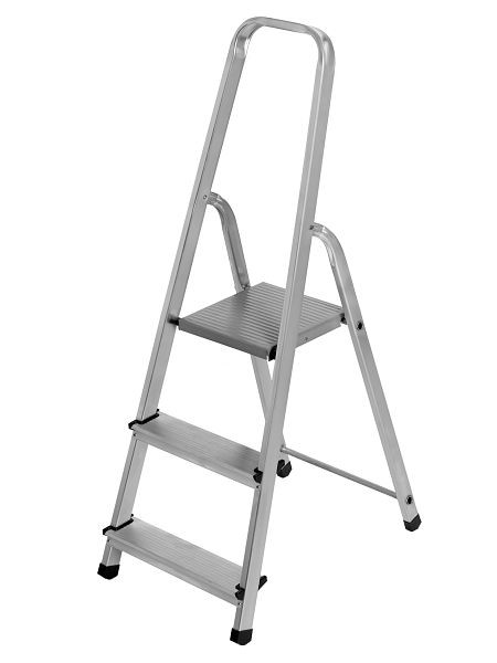 VaGo-Tools Klappleiter Mehrzweckleiter Leiter Haushaltsleiter Bockleiter 3 Stufen, AL-103_xv