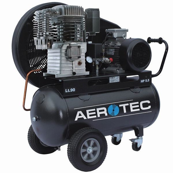 AEROTEC Keilriemen Kompressor Druckluft Industrie Fahrbar 400V, 2010184