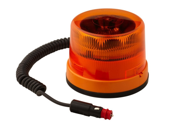 HELLA LED-Blitz-Kennleuchte, KL 7000, 12/24V, gelb, Anbau/Magnetbefestigung, Kabel: 600mm, Stecker: DIN ISO 4165, 2XD 012 972-021