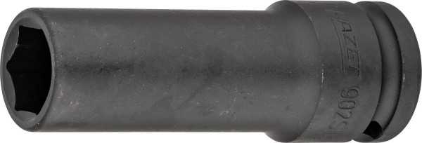 Hazet Schlag-, Maschinenschrauber Steckschlüsseleinsatz, Sechskant, Vierkant hohl 12,5 mm, 17 mm, Radmontage, Kunststoff-Einsatz, 902SLG-17