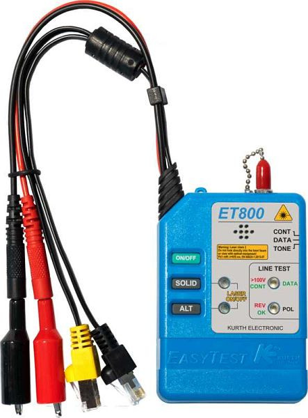 Kurth Electronic LWL & Kupfer Suchsignalgenerator, eingebaute Laser-Lichtquelle, Datenport-Test, D180A