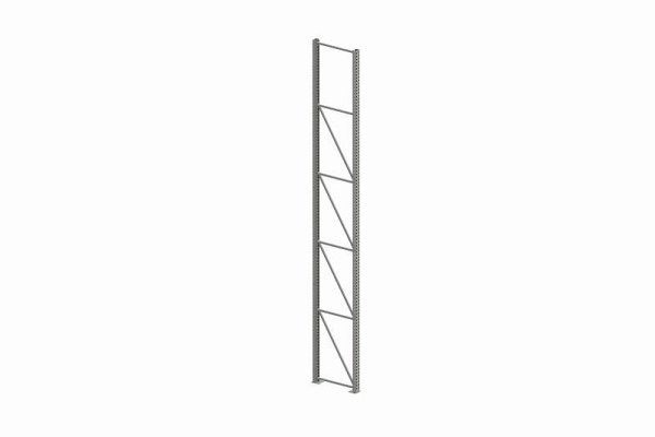 Meta Ständer 100/20 5500x800 mm, verzinkt, für Palettenregal MULTIPAL, 200174342